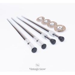 Fender Rhodes Legs  with Flanges set of four