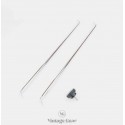 Fender Rhodes Leg Braces and Knob Set - (Crossbars)