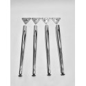 Wurlitzer 200 series bench Legs and Plates - set of four
