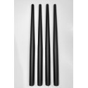 Clavinet D6 and C Legs - set of four Black Matte